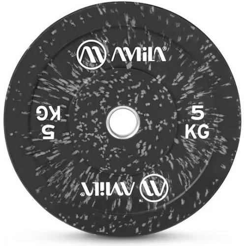 AMILA Splash Δίσκος Ολυμπιακού Τύπου Λαστιχένιος 1 x 5kg Φ50mm