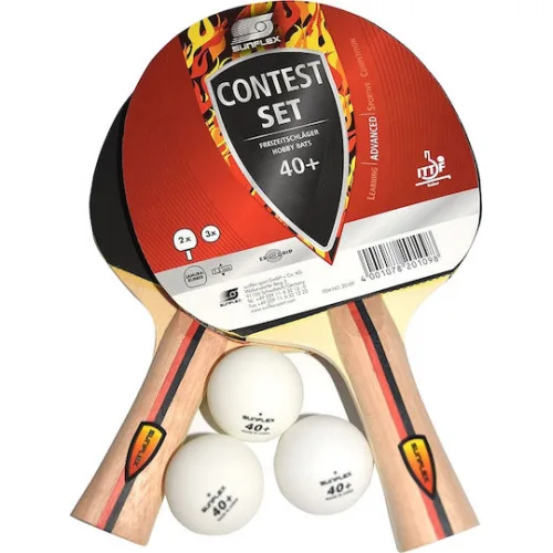 Sunflex Contest Σετ Ρακέτες Ping Pong για Προχωρημένους Παίκτες