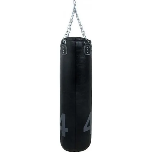 AMILA Δερμάτινος Σάκος Μποξ 44kg με Ύψος 120cm Μαύρος