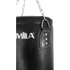 AMILA Δερμάτινος Σάκος Μποξ 44kg με Ύψος 120cm Μαύρος