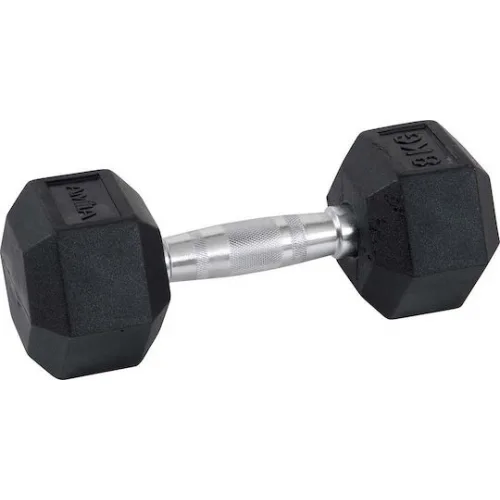 AMILA Βαράκι Εξάγωνο Λαστιχένιο 1 x 5kg