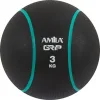 AMILA Μπάλα Medicine 23cm , 3kg σε Μαύρο Χρώμα