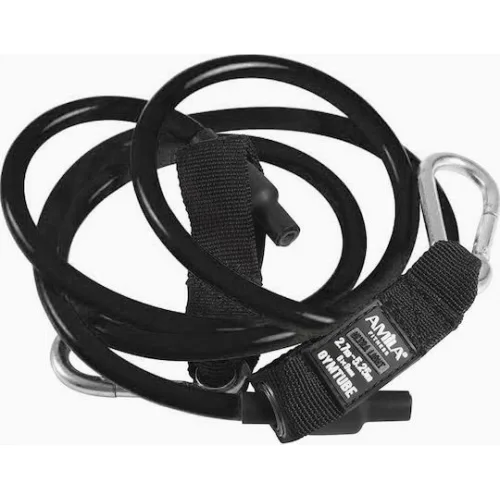 AMILA Λάστιχο Γυμναστικής Σωληνωτό Πολύ Σκληρό Μαύρο