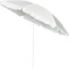 Escape Σπαστή Ομπρέλα Θαλάσσης Ecru Διαμέτρου 2m με Αεραγωγό Λευκή
