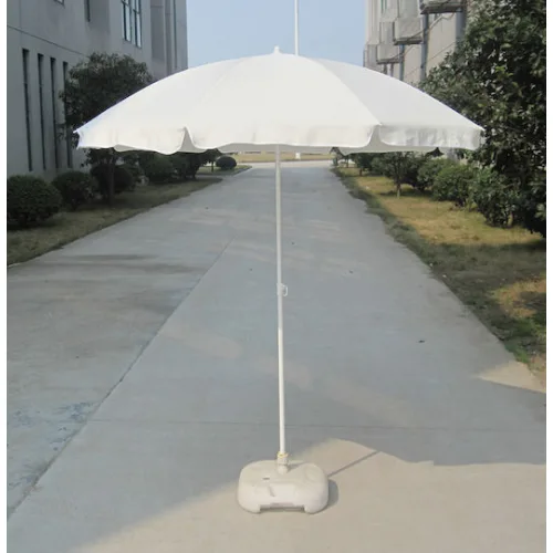 Escape Σπαστή Ομπρέλα Θαλάσσης Ecru Διαμέτρου 2m με Αεραγωγό Λευκή