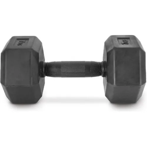 AMILA Βαράκι Εξάγωνο Λαστιχένιο 1 x 7kg