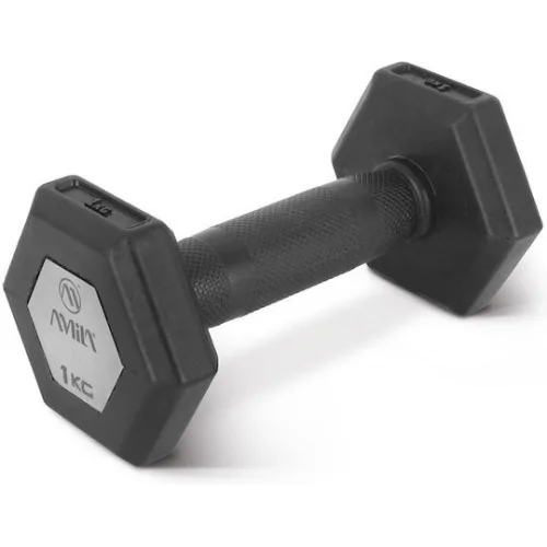 AMILA Βαράκι Εξάγωνο Λαστιχένιο 1 x 7kg