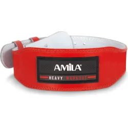 AMILA Ζώνη Μέσης Άρσης Βαρών Δερμάτινη