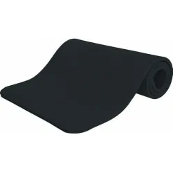 AMILA Στρώμα Γυμναστικής Yoga/Pilates Μαύρο με Ιμάντα Μεταφοράς (142x60x1.2cm)