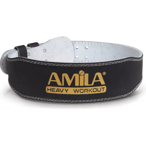 AMILA Ζώνη Μέσης Άρσης Βαρών Δερμάτινη