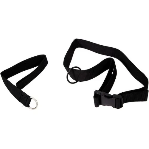 AMILA Λάστιχο Γυμναστικής Λάστιχο Αντίστασης με Ζώνη 1.2m Γκρί