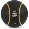 AMILA Μπάλα Medicine 19cm , 1kg σε Μαύρο Χρώμα