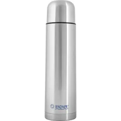 Escape Μπουκάλι Θερμός Ανοξείδωτο 750ml Ασημί με Καπάκι-Κύπελλο Escape Μπουκάλι Θερμός Ανοξείδωτο 750ml Ασημί με Καπάκι-Κύπελλο