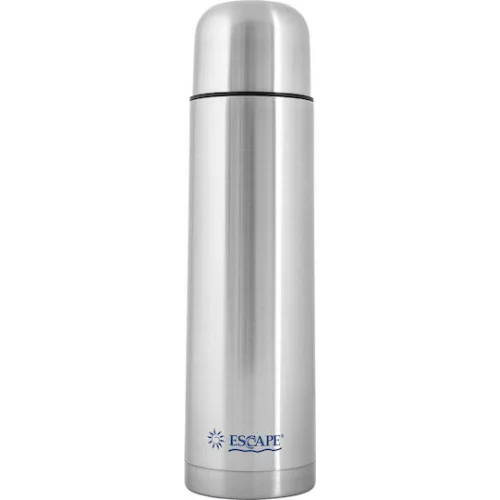Escape Μπουκάλι Θερμός Ανοξείδωτο 750ml Ασημί με Καπάκι-Κύπελλο Escape Μπουκάλι Θερμός Ανοξείδωτο 750ml Ασημί με Καπάκι-Κύπελλο