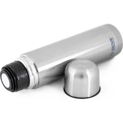 Escape Μπουκάλι Θερμός Ανοξείδωτο 750ml Ασημί με Καπάκι-Κύπελλο Escape Μπουκάλι Θερμός Ανοξείδωτο 750ml Ασημί με Καπάκι-Κύπελλο