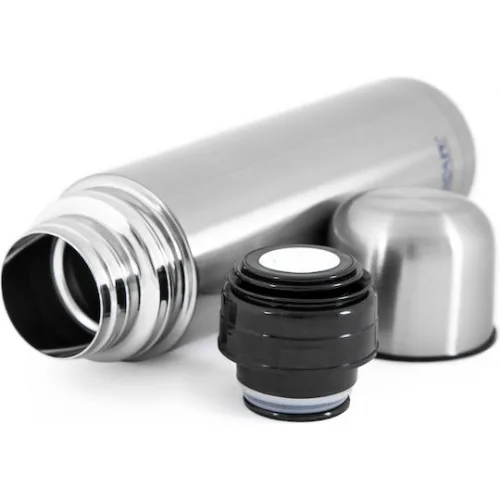 Escape Μπουκάλι Θερμός Ανοξείδωτο 750ml Ασημί με Καπάκι-Κύπελλο Escape Μπουκάλι Θερμός Ανοξείδωτο 750ml Ασημί με Καπάκι-Κύπελλο
