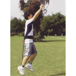 AMILA High Jumping Exerciser Σωληνωτά Λάστιχα Γυμναστικής Σετ 2τμχ Πολύχρωμα 0.455m