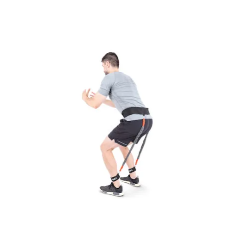 AMILA High Jumping Exerciser Σωληνωτά Λάστιχα Γυμναστικής Σετ 2τμχ Πολύχρωμα 0.455m