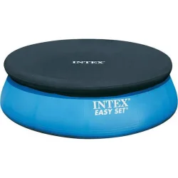 Intex Προστατευτικό Κάλυμμα Πισίνας Στρογγυλό Διαμέτρου 366εκ. Μπλε