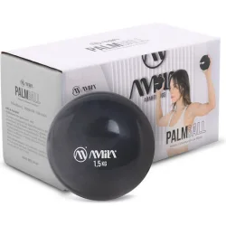AMILA Μπάλες Ενδυνάμωσης Χεριού 1.5kg 2τμχ σε Μαύρο Χρώμα