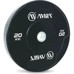 AMILA Δίσκος Ολυμπιακού Τύπου Λαστιχένιος 1 x 20kg Φ50mm