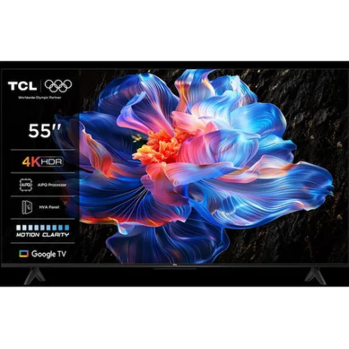 TCL Smart Τηλεόραση 55" 4K UHD LED P6K HDR (2025) 55P6K