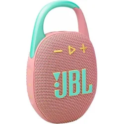 JBL Clip 5 Αδιάβροχο Ηχείο Bluetooth 7W με Διάρκεια Μπαταρίας έως 12 ώρες Ροζ