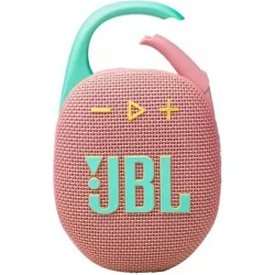 JBL Clip 5 Αδιάβροχο Ηχείο Bluetooth 7W με Διάρκεια Μπαταρίας έως 12 ώρες Ροζ