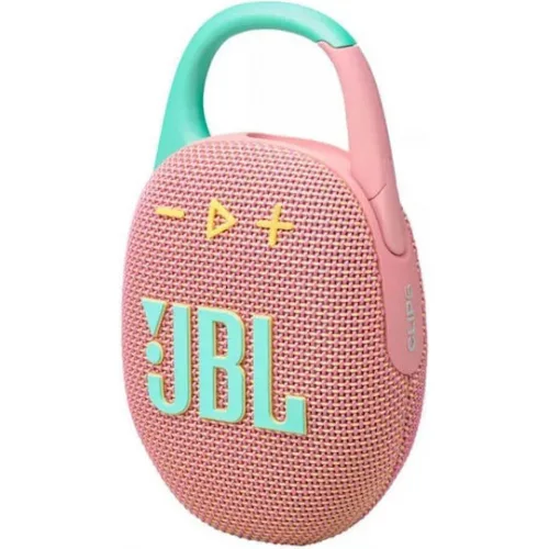 JBL Clip 5 Αδιάβροχο Ηχείο Bluetooth 7W με Διάρκεια Μπαταρίας έως 12 ώρες Ροζ