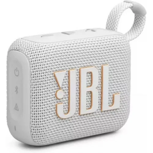 JBL Go 4 Αδιάβροχο Ηχείο Bluetooth 4.2W με Διάρκεια Μπαταρίας έως 7 ώρες Λευκό
