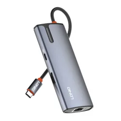 Ldnio DS-16H USB-C Docking Station με HDMI 4K PD Ethernet Γκρι Ldnio DS-16H USB-C Docking Station με HDMI 4K PD Ethernet Γκρι