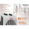 Bruno Αερόθερμο Δωματίου Δαπέδου Λευκό 2000W