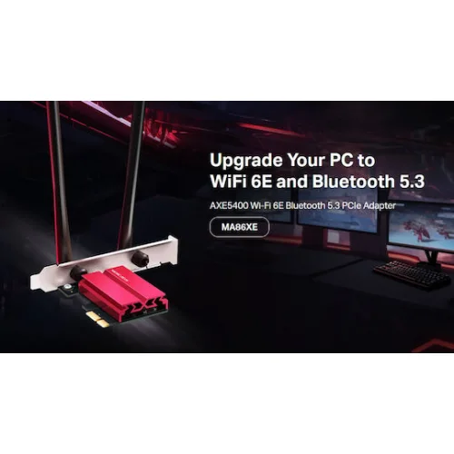 Mercusys MA86XE v2 Ασύρματη Κάρτα Δικτύου Wi‑Fi 6E PCI-e