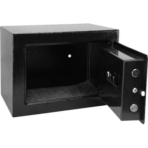 Powertech Χρηματοκιβώτιο με Ψηφιακό Κλείδωμα και Κλειδί Μ17xΠ23xΥ17cm Βάρους 2.18kg