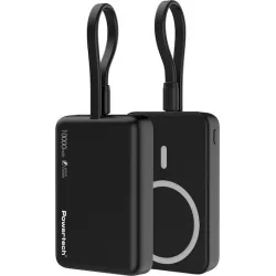 Powertech PT-1376 MagSafe Power Bank 10000mAh 20W Μαύρο