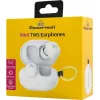 Powertech PT-1393 In-ear Bluetooth Handsfree Ακουστικά με Αντοχή στον Ιδρώτα και Θήκη Φόρτισης Λευκά