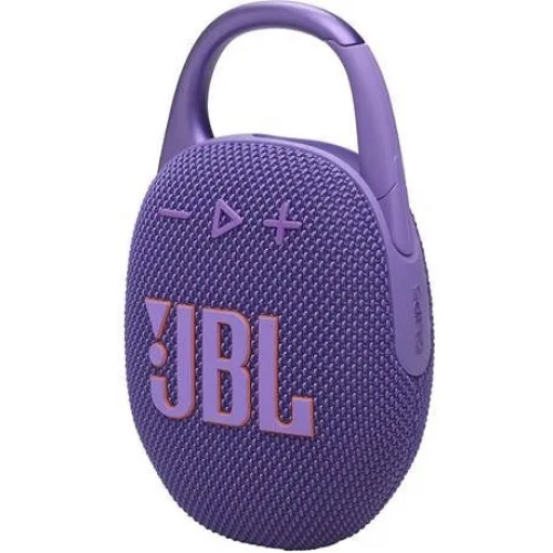 JBL Clip 5 Αδιάβροχο Ηχείο Bluetooth 7W με Διάρκεια Μπαταρίας έως 12 ώρες Μωβ