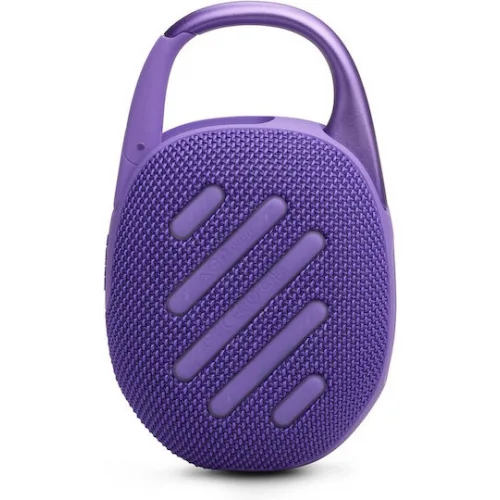 JBL Clip 5 Αδιάβροχο Ηχείο Bluetooth 7W με Διάρκεια Μπαταρίας έως 12 ώρες Μωβ