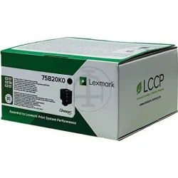 Lexmark 75B20K0 Γνήσιο Toner Laser Εκτυπωτή Μαύρο Return Program 13000 Σελίδων