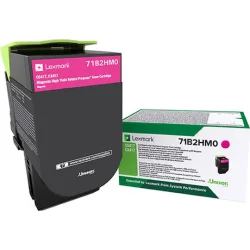 Lexmark 71B2HM0 Γνήσιο Toner Laser Εκτυπωτή Ματζέντα Return Program High Yield 3500 Σελίδων