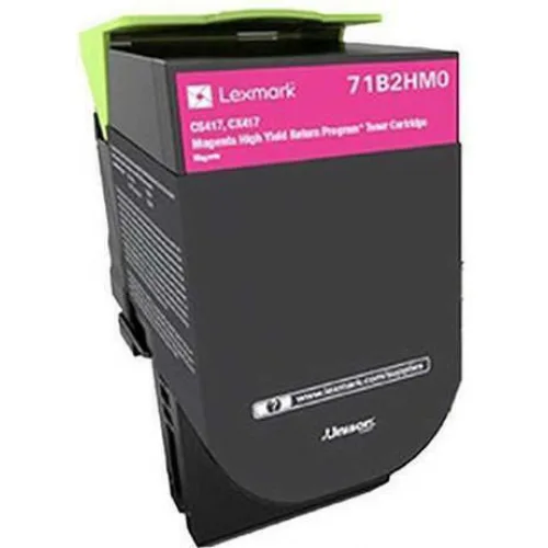 Lexmark 71B2HM0 Γνήσιο Toner Laser Εκτυπωτή Ματζέντα Return Program High Yield 3500 Σελίδων