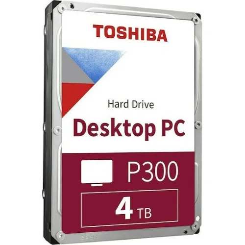 Toshiba P300 4TB HDD Σκληρός Δίσκος 3.5" SATA III 5400rpm με 128MB Cache για Desktop Bulk Toshiba P300 4TB HDD Σκληρός Δίσκος 3.5" SATA III 5400rpm με 128MB Cache για Desktop Bulk