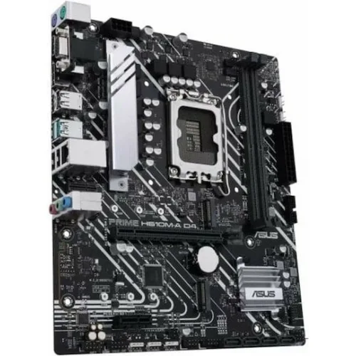 Asus Prime H610M-A D4-CSM Motherboard Micro ATX με Intel 1700 Socket 90MB19P0-M0EAYC