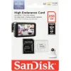 Sandisk High Endurance microSDXC 256GB Class 10 U3 V30 UHS-I με αντάπτορα