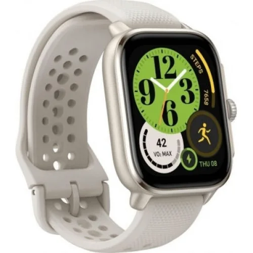 Amazfit Cheetah (Square) 45mm Αδιάβροχο Smartwatch με Παλμογράφο (Winner Champagne)