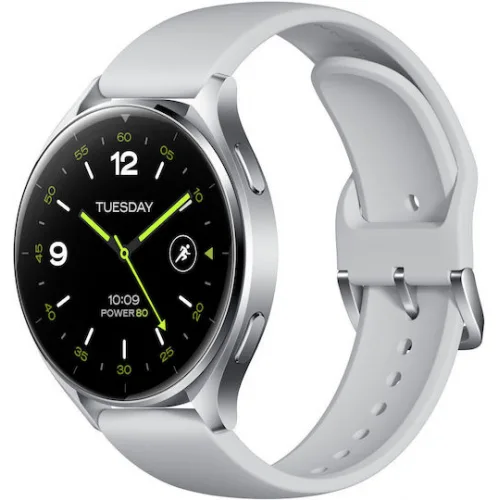 Xiaomi Watch 2 47mm Αδιάβροχο με Παλμογράφο (Silver)