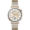 Huawei Watch GT 5 41mm Αδιάβροχο με Παλμογράφο (Gold Milanese Strap)