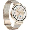 Huawei Watch GT 5 41mm Αδιάβροχο με Παλμογράφο (Gold Milanese Strap)