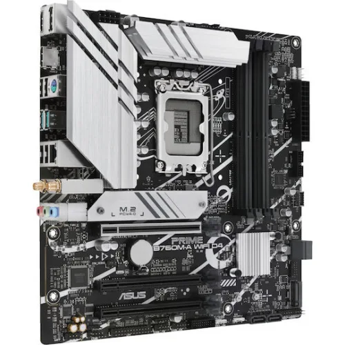 Asus Prime B760M-A WIFI D4 Motherboard Micro ATX με Intel 1700 Socket 90MB1CX0-M0EAY0