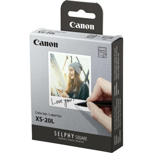 Canon XS-20L Φωτογραφικό Χαρτί Selphy Square 7.2x8.5 για Εκτυπωτές Inkjet 20 Φύλλα